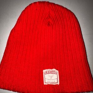 NBA Red Knit Beanie Chicago bulls kids